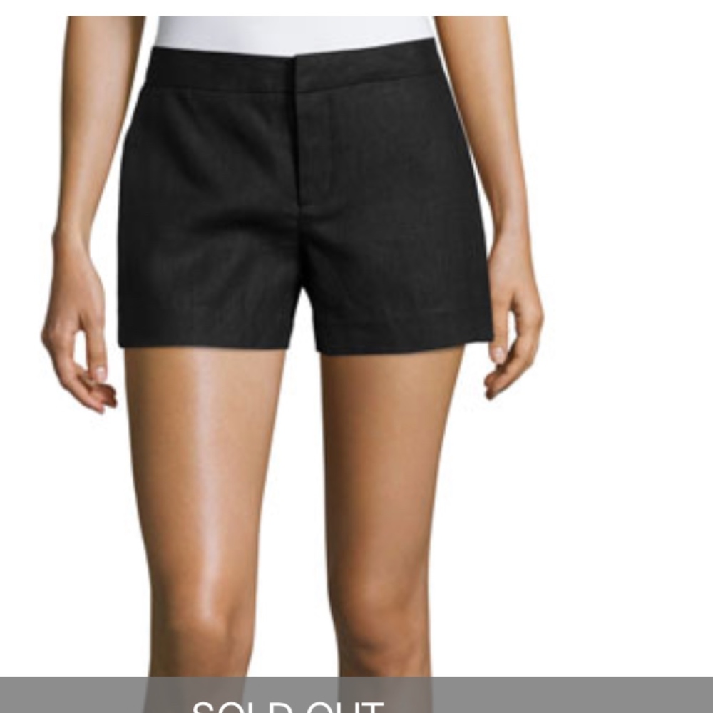 Joie Leiden black linen shorts - Size 8 - NWT